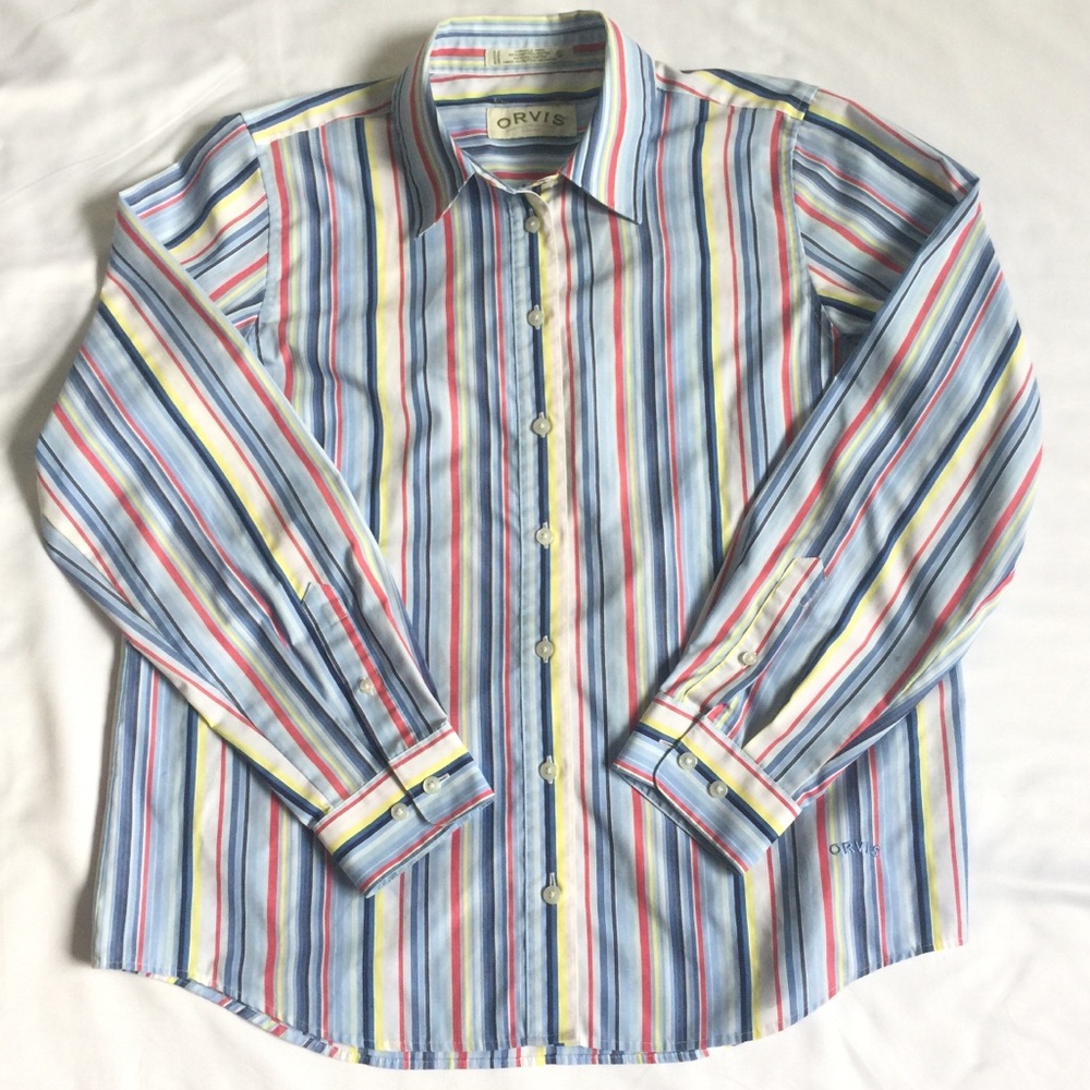 Orvis Women Multicolor Cocktail Long Sleeve Shirt